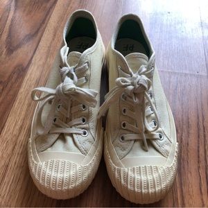 Cream P.F. Flyers good used condition